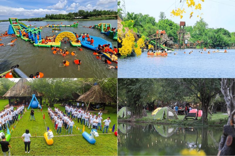 Địa điểm Tổ Chức Team Building - Một Số Hoạt động Tại Khu Du Lịch Bò Cạp Vàng, Đồng Nai. Source Sưu Tầm Internet