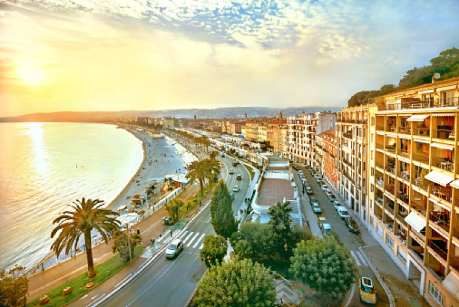 Du lịch Nam Âu - phố Promenade des Anglais