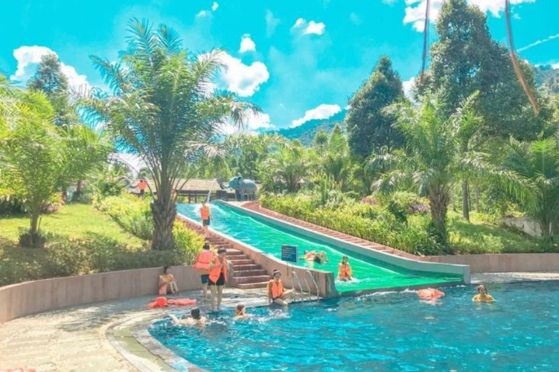 Khu Trượt Thác Hòa Phú Thành - Trò Chơi Trượt Nước - Water Slide