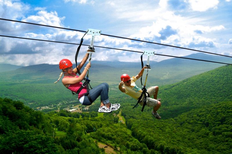 Khu Trượt Thác Hòa Phú Thành - Trò Chơi Zipline