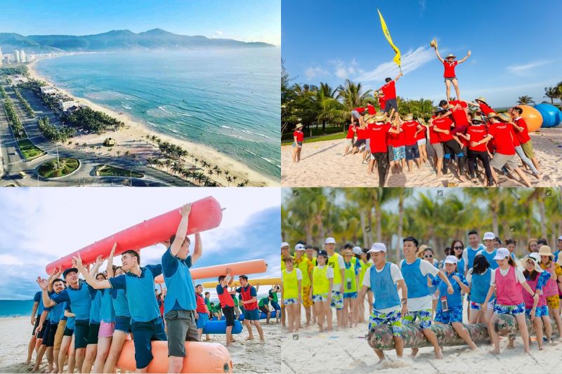 Địa điểm Team Building - Bãi Biển Mỹ Khuê, Tp. Đà Nẵng. Source Sưu Tầm Internet