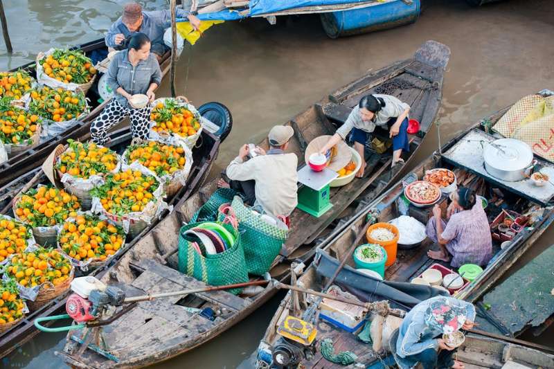 Chợ Nổi (tour Miền Tây tết Tân Sửu 2021)