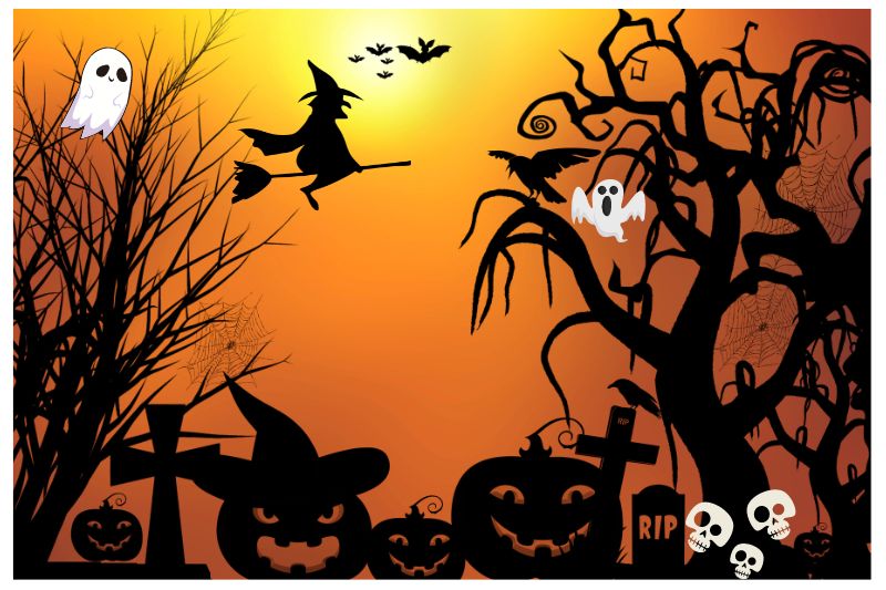 Hoạt động Halloween - Bức ảnh Ma Quái. Source Sưu Tầm Internet