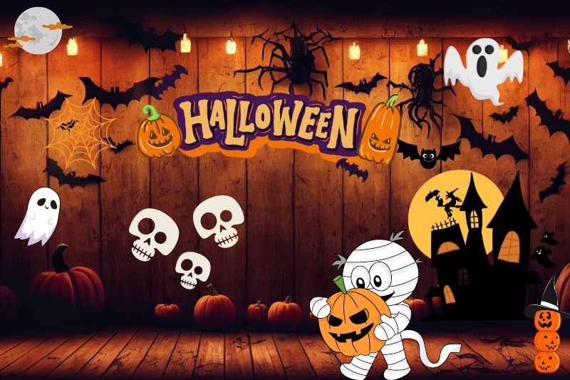 Hoạt động Halloween - Trang Trí Halloween. Source Sưu Tầm Internet