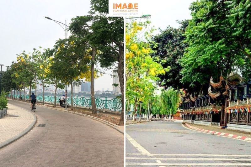 Các Tuyến đường Quanh Hồ Tây