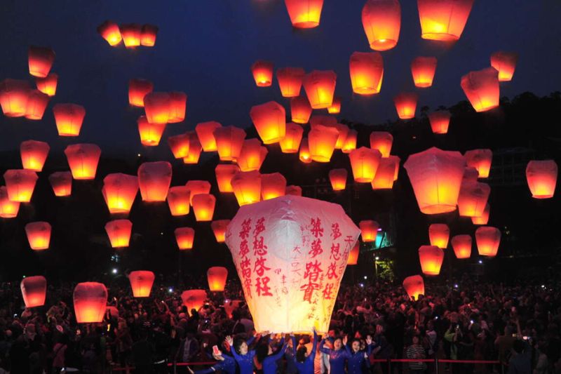 Đài Loan, Lễ hội đèn trời Pingxi Đài Loan