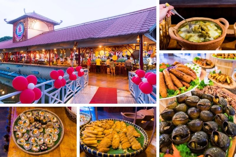 Những món ăn ngon từ Nhà hàng Thủy tạ Đầm Sen