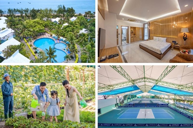 Khu Pickleball Nghỉ Dưỡng - Carmelina Hồ Tràm Beach Resort